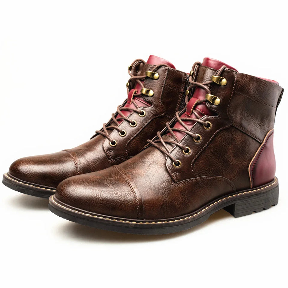 Sven™ - Handgjorda Premium Läder Oxfordkängor För Män