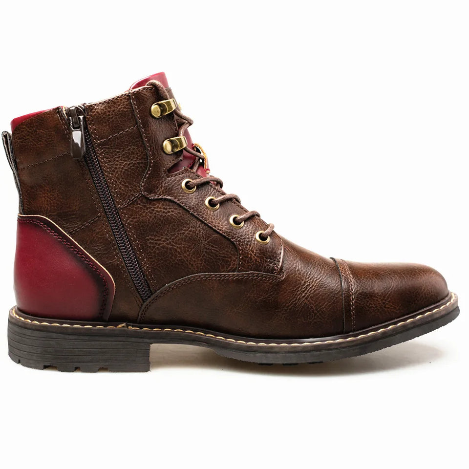 Sven™ - Handgjorda Premium Läder Oxfordkängor För Män