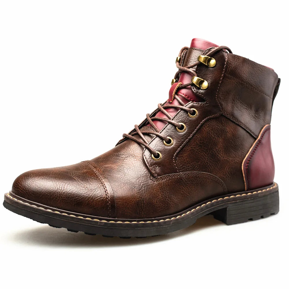 Sven™ - Handgjorda Premium Läder Oxfordkängor För Män
