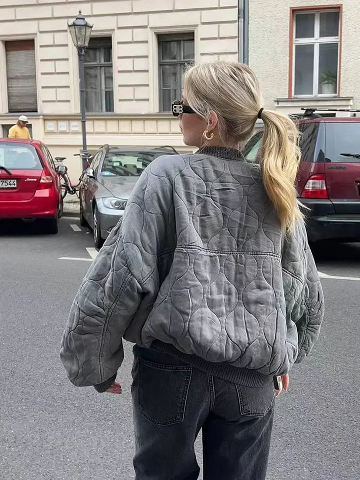 Klara - Stilren Bomberjacka