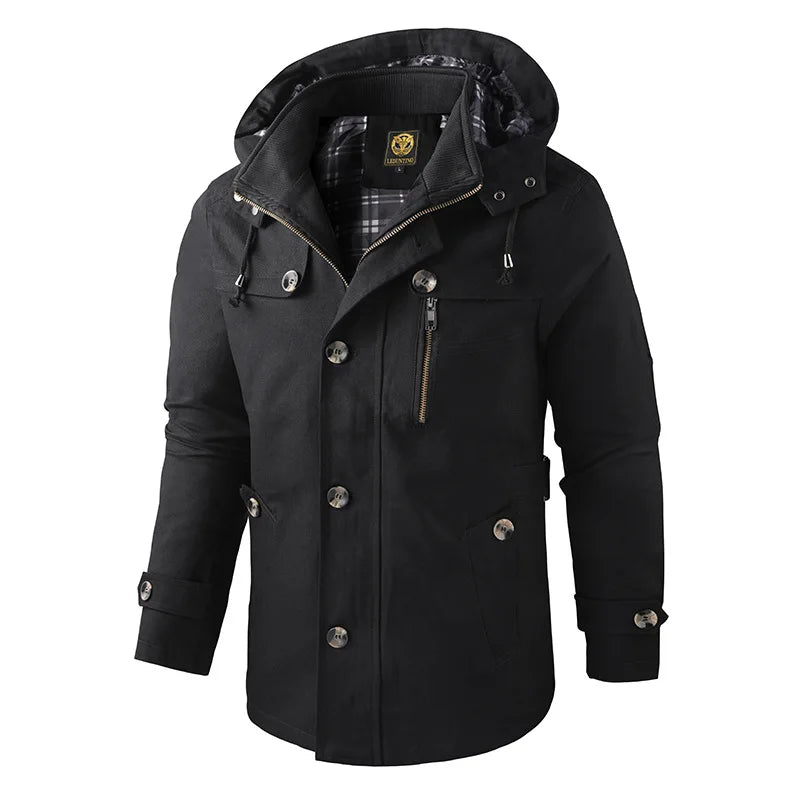 Kalle ™ | Casual polojacka med huva