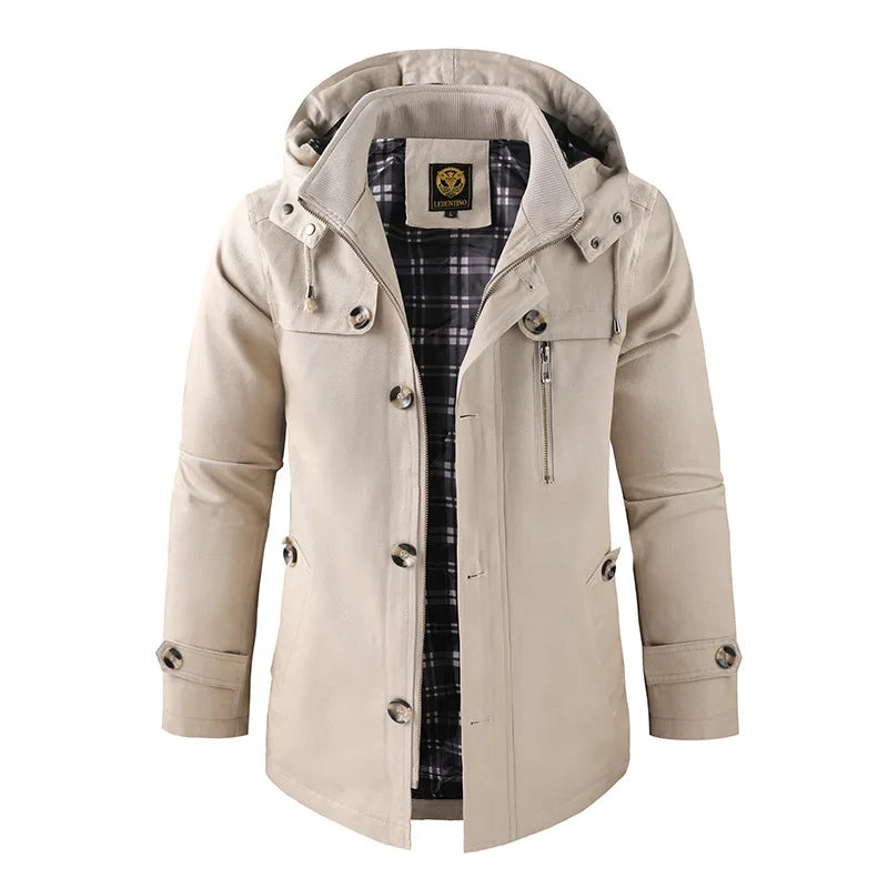Kalle ™ | Casual polojacka med huva